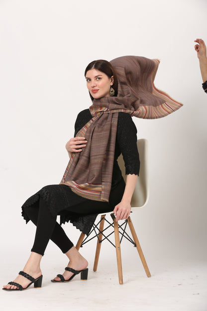 posh mixture weave stole