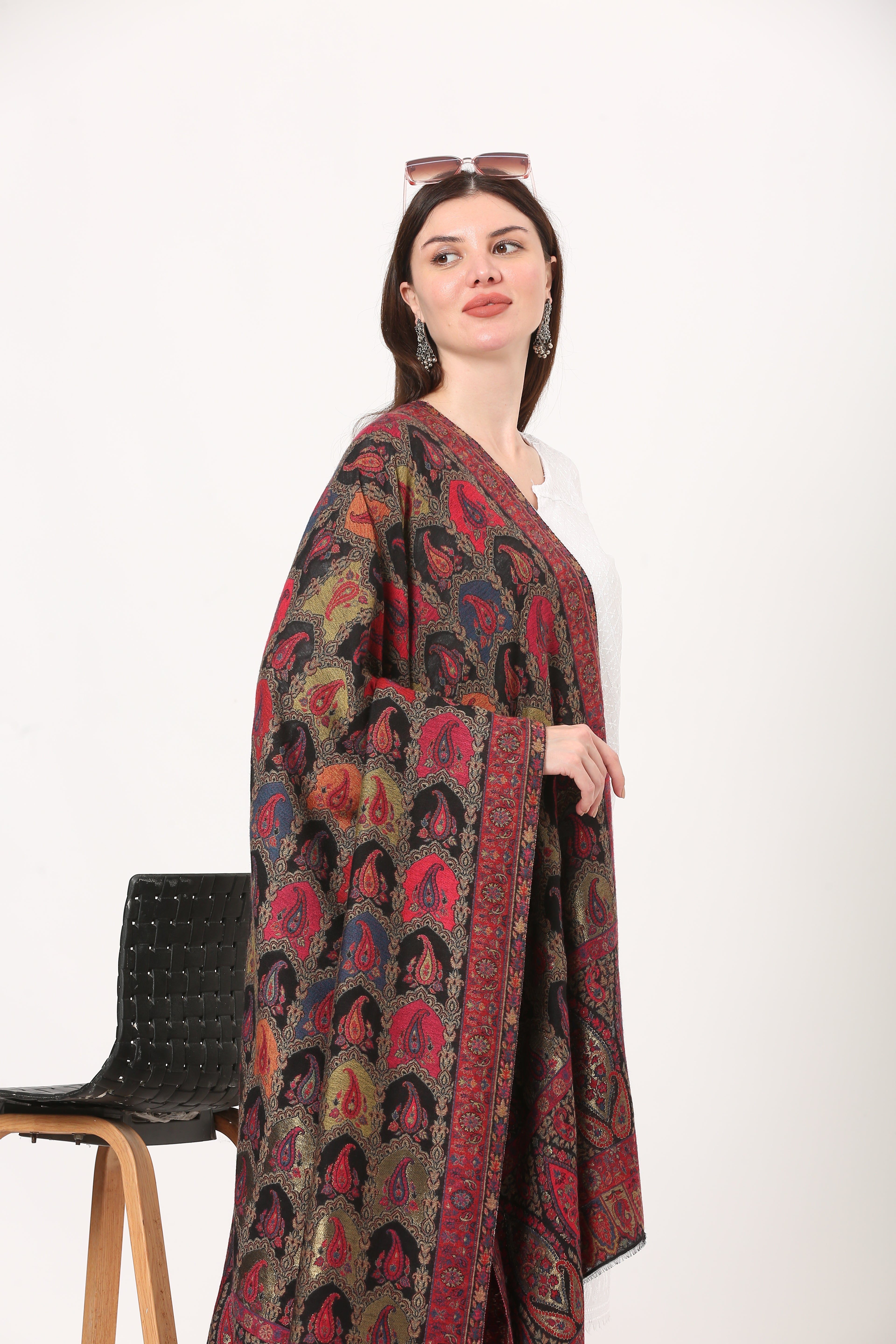 kani zari pashmina shawl