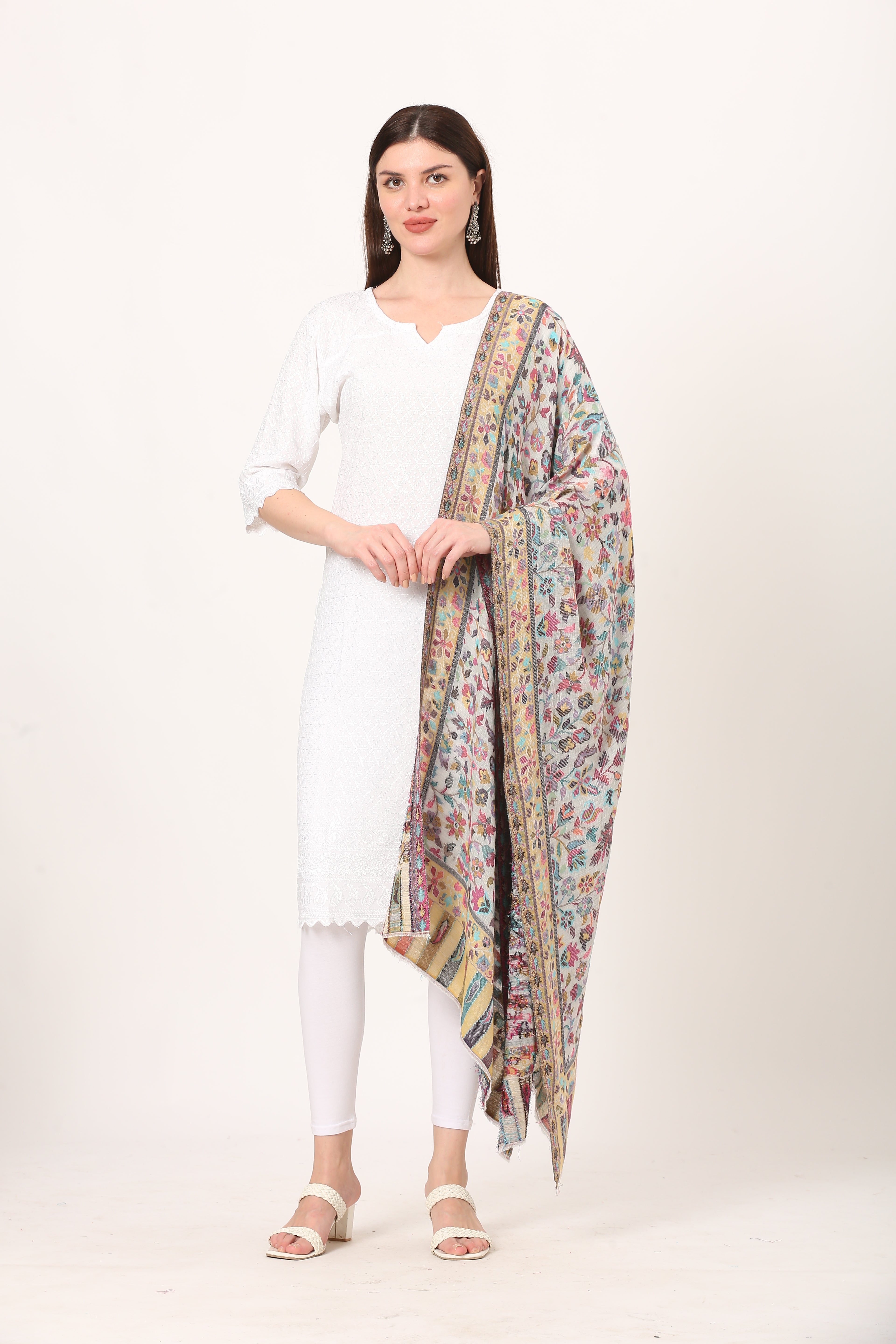 antique kani stole