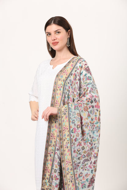 antique kani stole