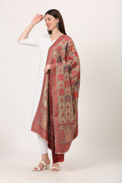 kani zari pashmina shawl