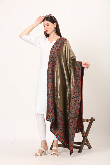 kani zari pashmina shawl