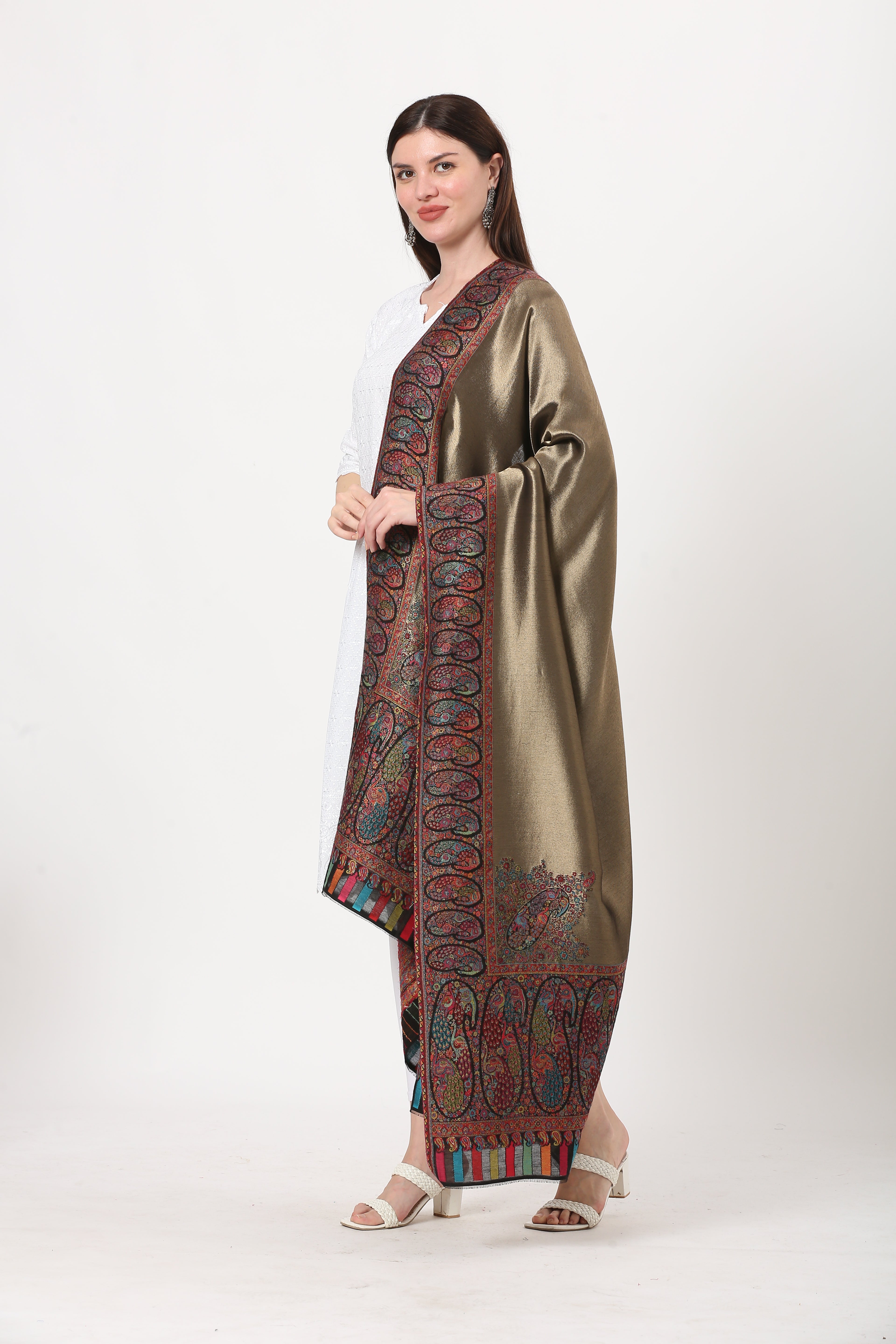 kani zari pashmina shawl