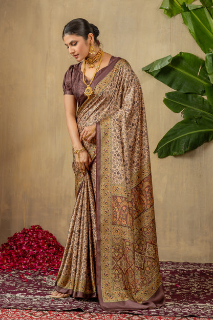 Pashmina Silk Saree- kashmira premium