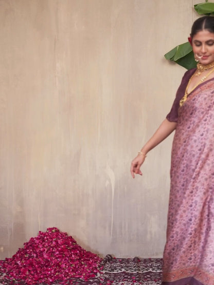 Pashmina Silk Saree- kashmira premium